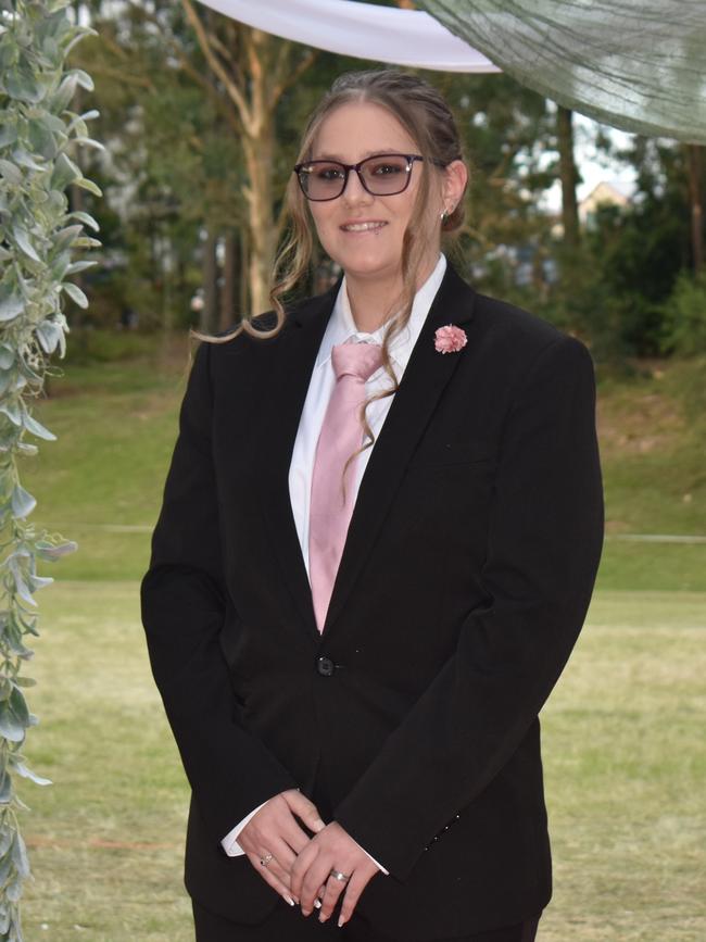 Hayley Bradey at the Gympie State High School Formal 2022.