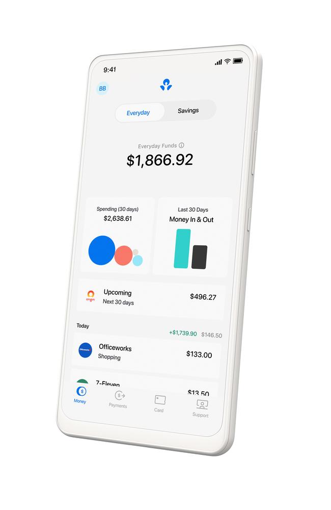 Many banks now offer in-app tools and resources to track where you're spending your money like for bills, eating-out, entertainment, travel and more. Picture: Supplied