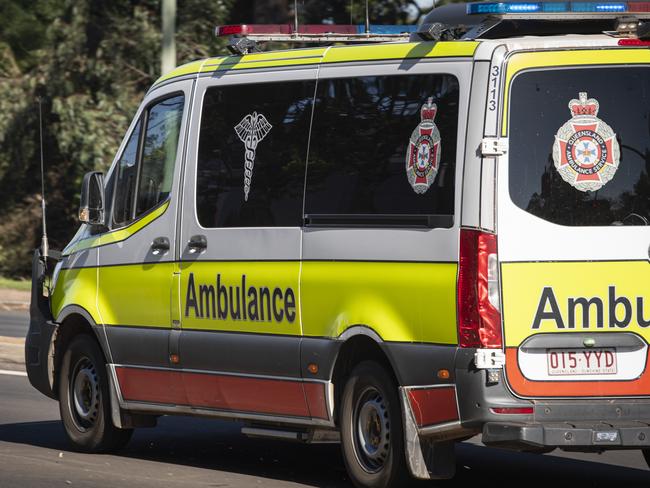 Generic ambulance, QAS, Queensland Ambulance Service, emergency services, Thursday, August 29, 2024. Picture: Kevin Farmer