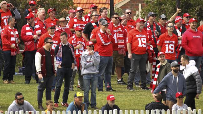 North Adelaide fans have adopted a new favourite number after the preliminary final last year. Picture: Dean Martin/AAP