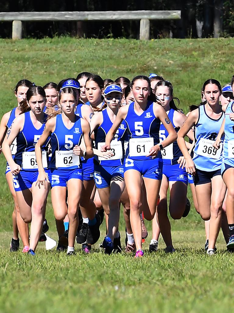 Annual QGSSSA private schoolgirl cross country championship at Rivermount College in Yatala. Saturday May 15, 2021. Picture, John Gass