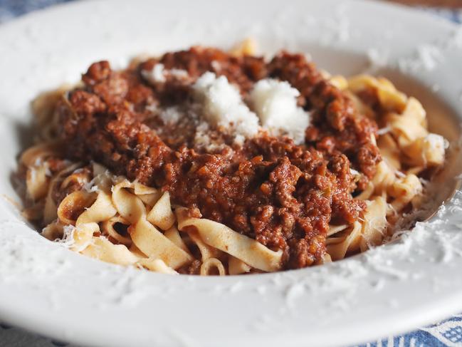 TAS WEEKEND.  Indulge.  Ed's Spuntino Bar & Cafe in Hobart. Tagliatelle with ragu.  Picture: Nikki Davis-Jones