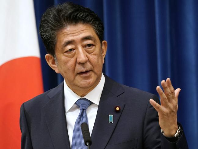 Shinzo Abe. Picture: Getty Images