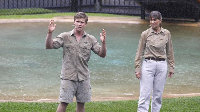 Robert Irwin and his mother Terri Irwin were in Orlando, Florida, over the weekend doing a presentation to a live audience. Picture from NCA NewsWire/Tertius Pickard.