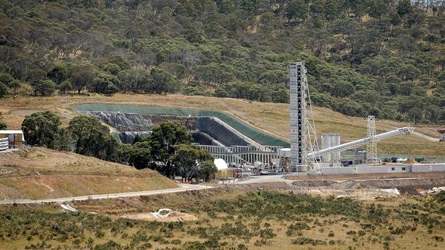 The Tantangara site where tunnelling machine Florence began its drilling journey. Picture: Jane Dempster