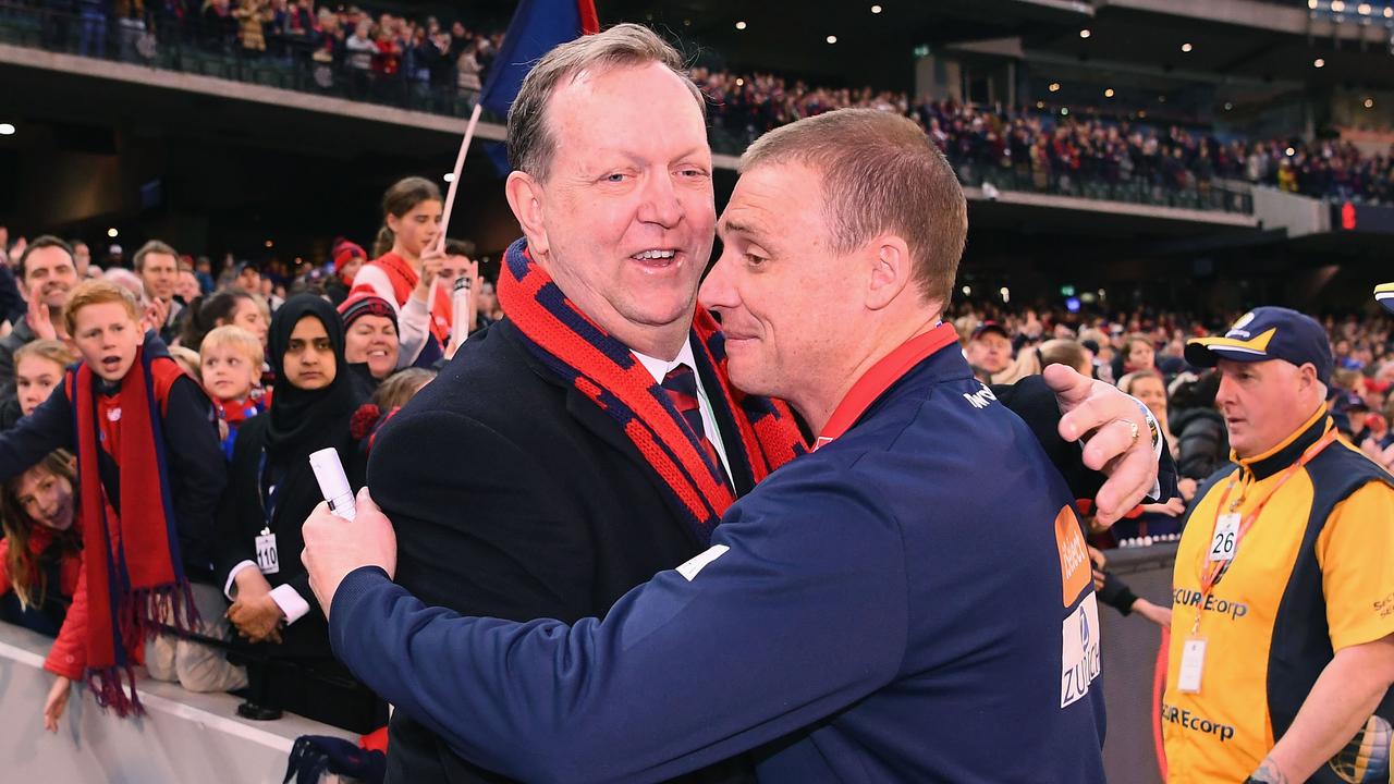 Melbourne president Glen Bartlett has resigned. Picture: Quinn Rooney