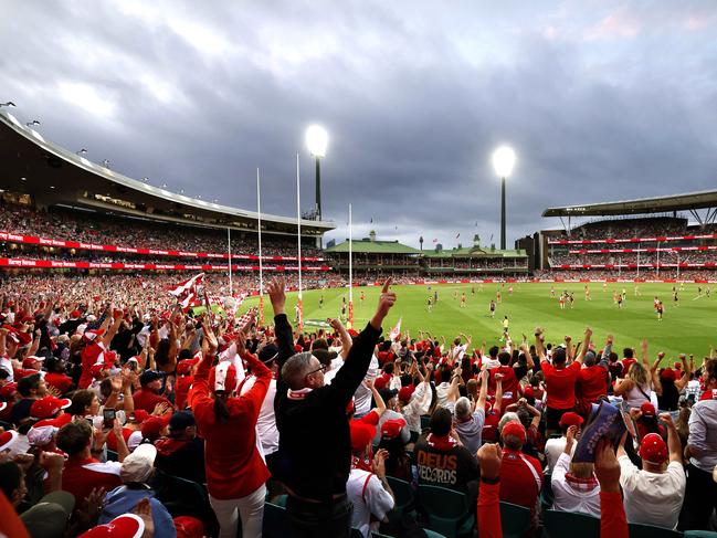 The AFL concedes it can do more to make sure Sydney audiences aren’t starved of footy. Picture: Phil Hillyard