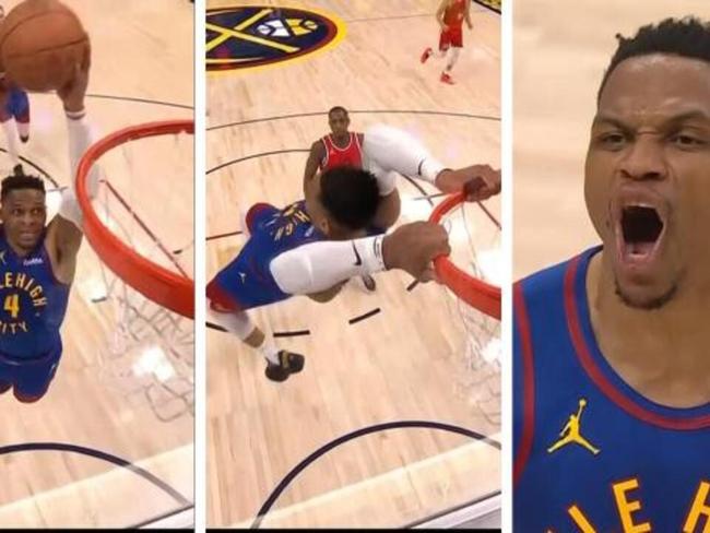 Russ sends LAC home with 'taunting dunk'