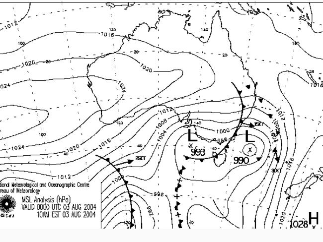 Compare this 2004 weather chart from today’s charts pictured higher up. As you can see, they are nearly identical. This 2004 storm brought a metre or so of snow, hence the optimism for today’s event. Woo-hoo.