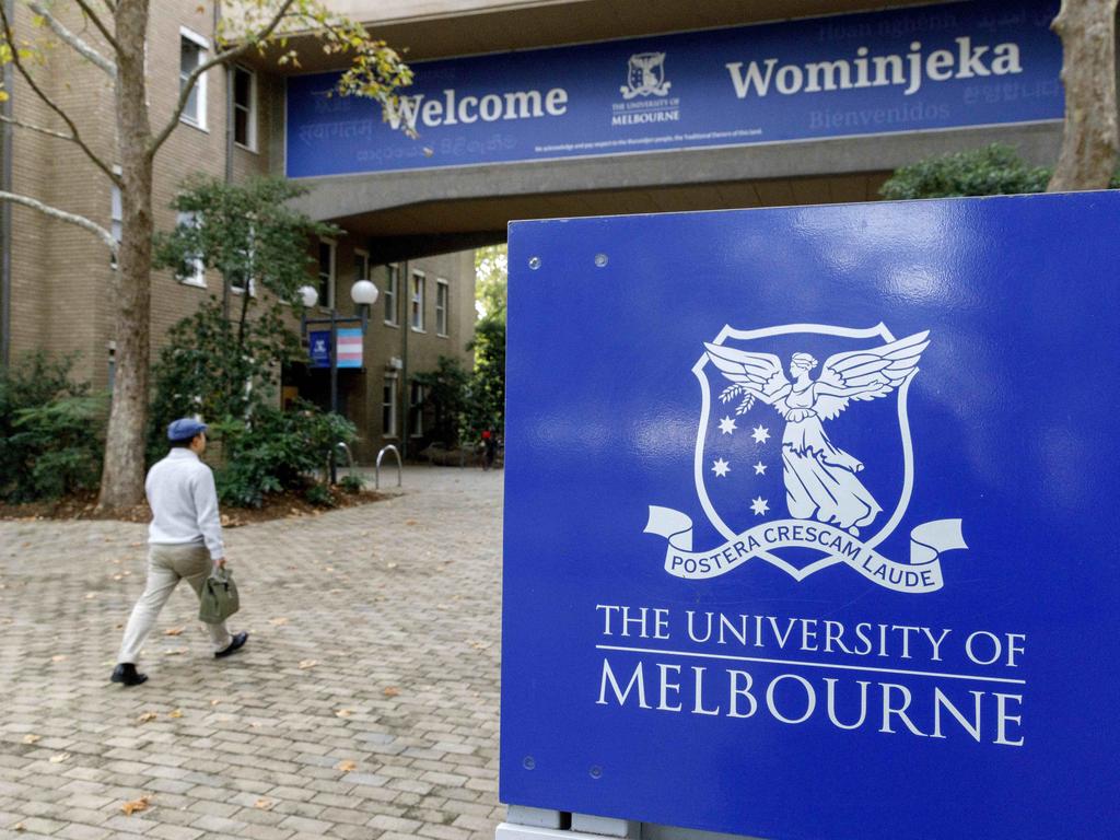 The University of Melbourne beat Caltech, Yale and Princeton in the latest world university rankings. Picture: NCA NewsWire / David Geraghty