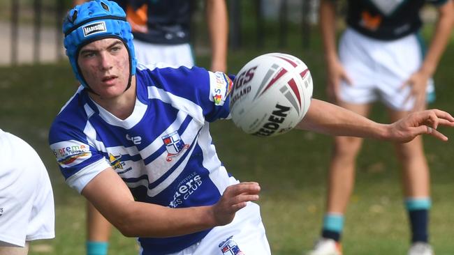 Cutters Connell halfback Cooper Shears playing for Ignatius Park last season. Picture: Evan Morgan