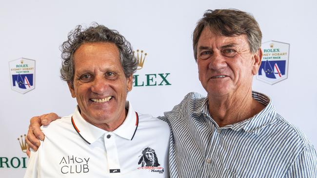 Spanish navigator Juan Vila and Sydney skipper Sean Langman. Picture: Ashley Dart/CYCA