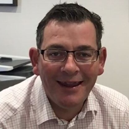 Dan Andrews, seen here in a TikTok clip, has vowed to quit the social media platform after Prime Minister Anthony Albanese deactivated his account. Picture: TikTok