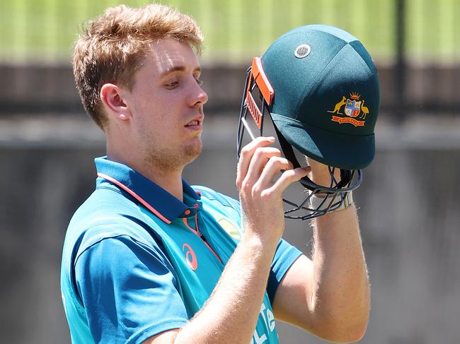MELBOURNE, DECEMBER 23, 2023: Australian Cricket Team training at the MCG ahead of the Boxing Day Test. Cameron Green. Picture: Mark Stewart
