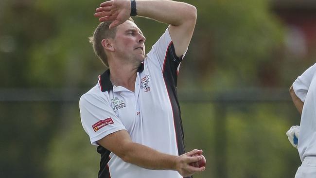 Cardinia bowler Dwayne Doig is one of the best bowlers in the West Gippsland Cricket Association. Picture: Valeriu Campan