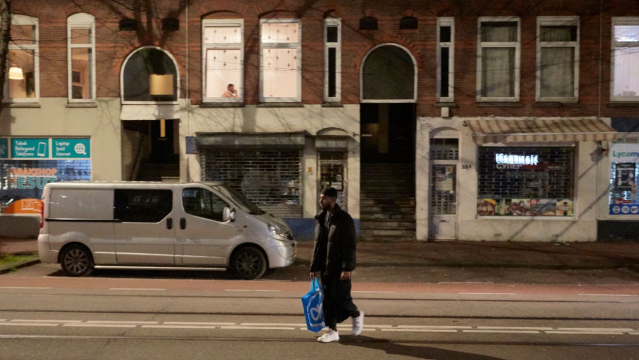 City streets across Netherlands were once again emptied as new restrictions were imposed. Picture: Pierre Crom/Getty Images.