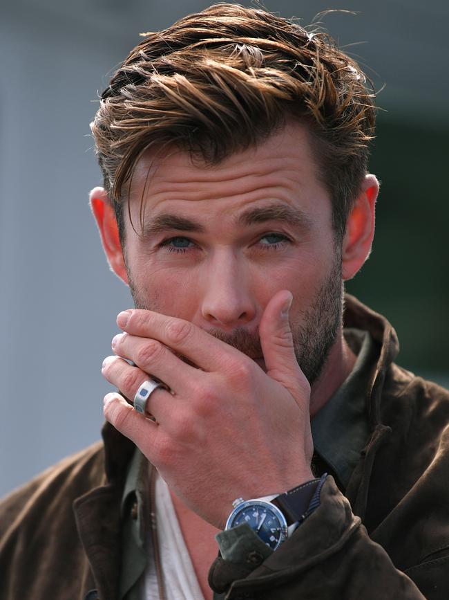 Chris Hemsworth at the Tag Heuer Autavia Collection launch in Sydney. Picture: AAP