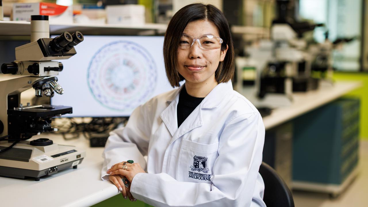 Dr Layla Zhu is a curation scientist at the collaborative centre for genomic cancer medicine, a joint venture of University of Melbourne and Peter MacCallum cancer centre. Picture: Aaron Francis