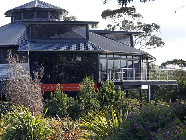 The Barilla Bay restaurant among the native gardens.