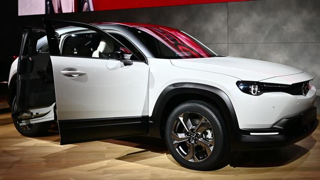 The Mazda MX-30 debuted at the Tokyo motor show.