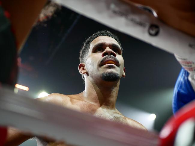 Patrick Clarke at the Battle of the Reef fight night at the Townsville Entertainment and Convention centre, October 7 2023. Picture: Blair Jackson.