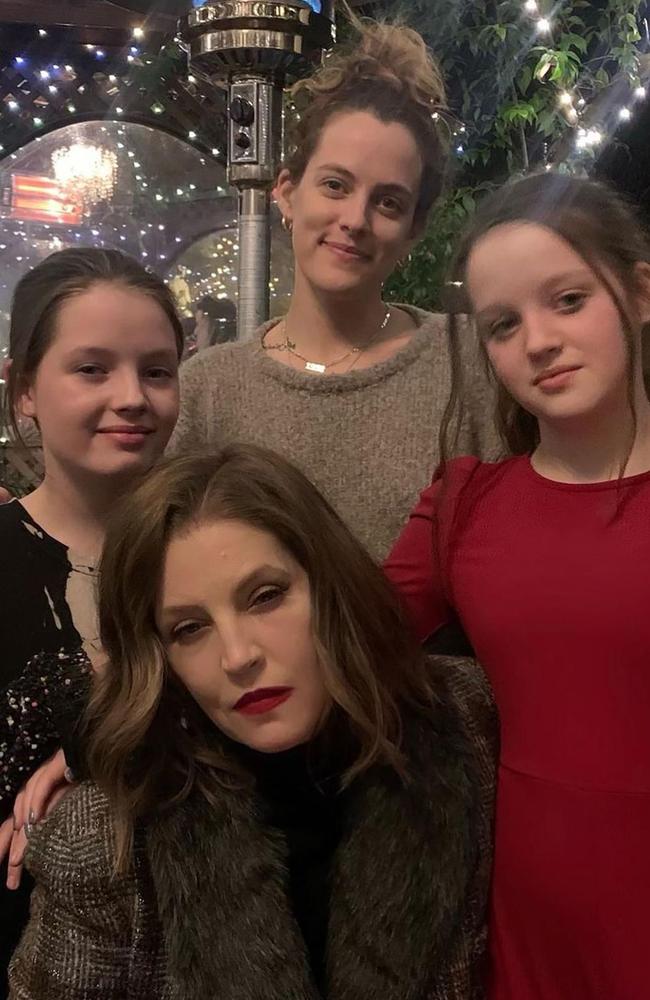 Lisa Marie Presley has left the property to Riley and twins Harper and Finley Lockwood. Picture: Instagram