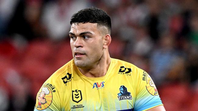 David Fifita will start in the back row having enjoyed his best start to a season. Picture: Bradley Kanaris/Getty Images