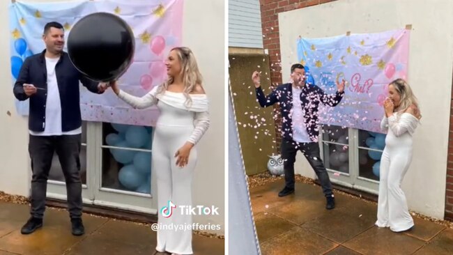 Luckily the couple had a back-up plan. Picture: indyajeffries/TikTok