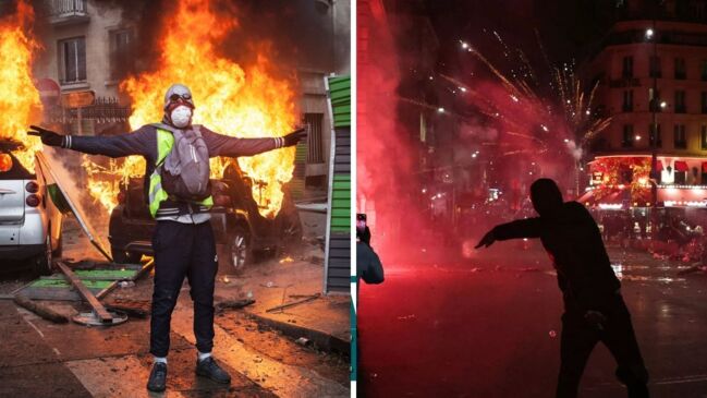 Chaos in France as rioters clash following shock election outcome just before Olympics