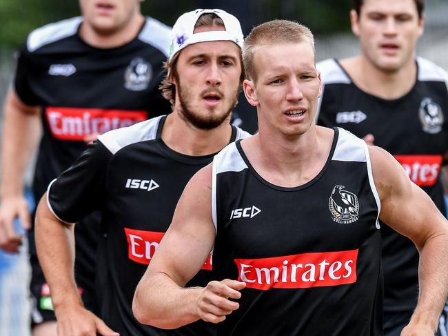 Collingwood First Day Back Footy Training 2018. Picture: Jake Nowakowski