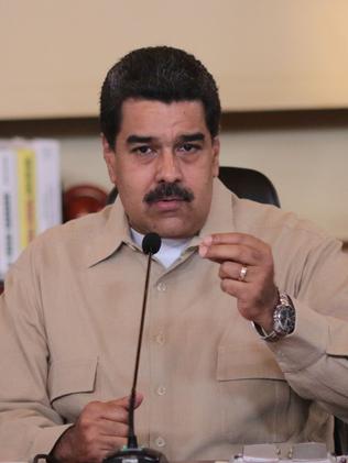 Venezuelan President Nicolas Maduro is determined to hold onto power. Picture: AFP