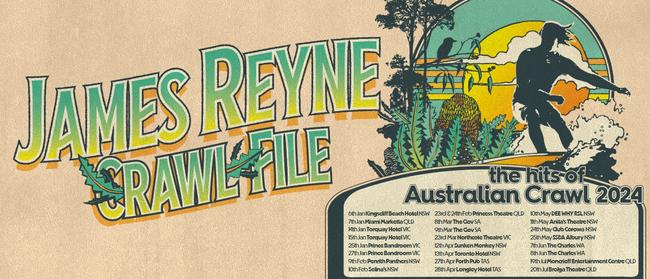 Get in quick to book your ticket to see James Reyne play Australian Crawl at the Kirwan Tavern. Picture: Supplied.