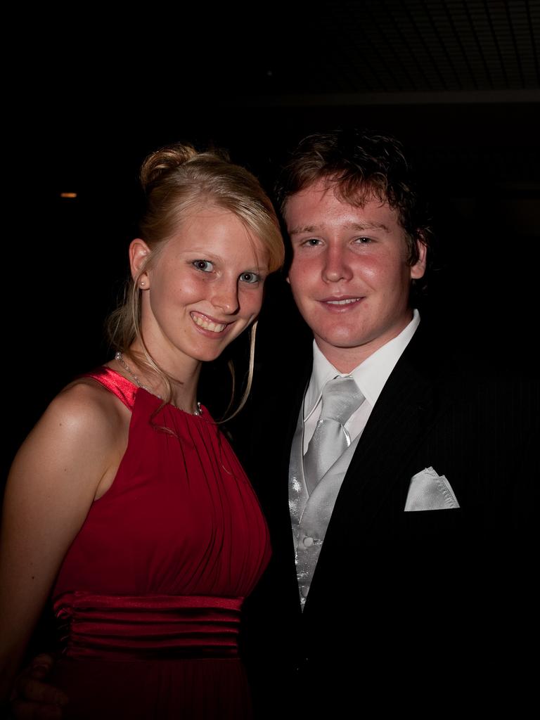 Andrea Brown and Aaron Cotton at the 2009 Taminmin College formal at the Crown Hotel. Picture: NT NEWS