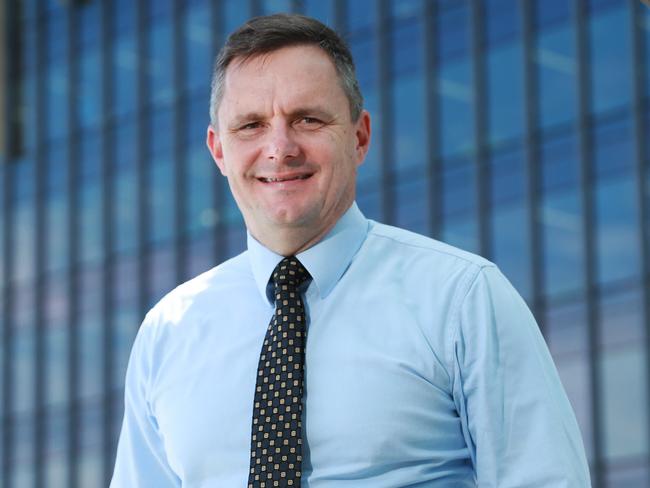 11/2/20: Steve Johnston, Suncorp CEO at their Sydney offices. John Feder/The Australian.