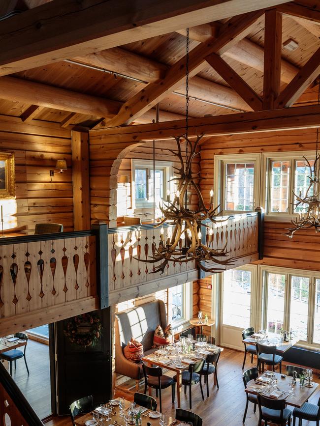 The hotel’s traditional style dining room. Photo: Thelngalls