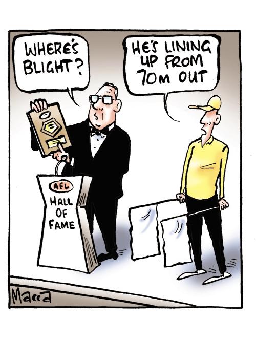 Macca’s take on Malcolm Blight becoming an AFL legend.