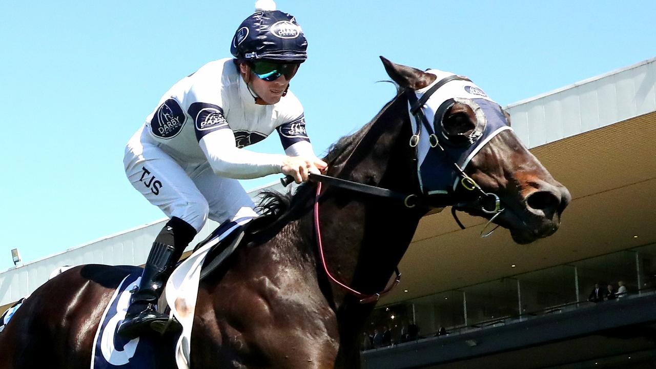 Bunker Hut, pictured winning at Rosehill in September last year, is Ray Thomas’ best bet of the day at Randwick on Saturday. Picture: Jeremy Ng / Getty Images