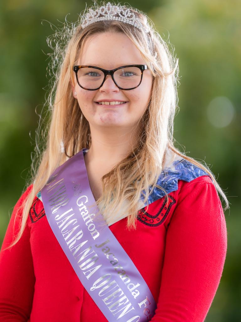 2021 Junior Jacaranda candidatesChelsea Rose GosperChelsea Rose is proudly sponsored by Civic Motel"I love Jacaranda time! Since I was a little girl growing up in Grafton, my family has always attended the Jacaranda festival. In 2019 I went to the Queen Crowning and it really warmed my heart knowing that I could be a part of this tradition and make all my dreams come true. I am looking forward to attending the Caringa Ball and excited to see all the beautiful dresses, I will feel like a princess!"