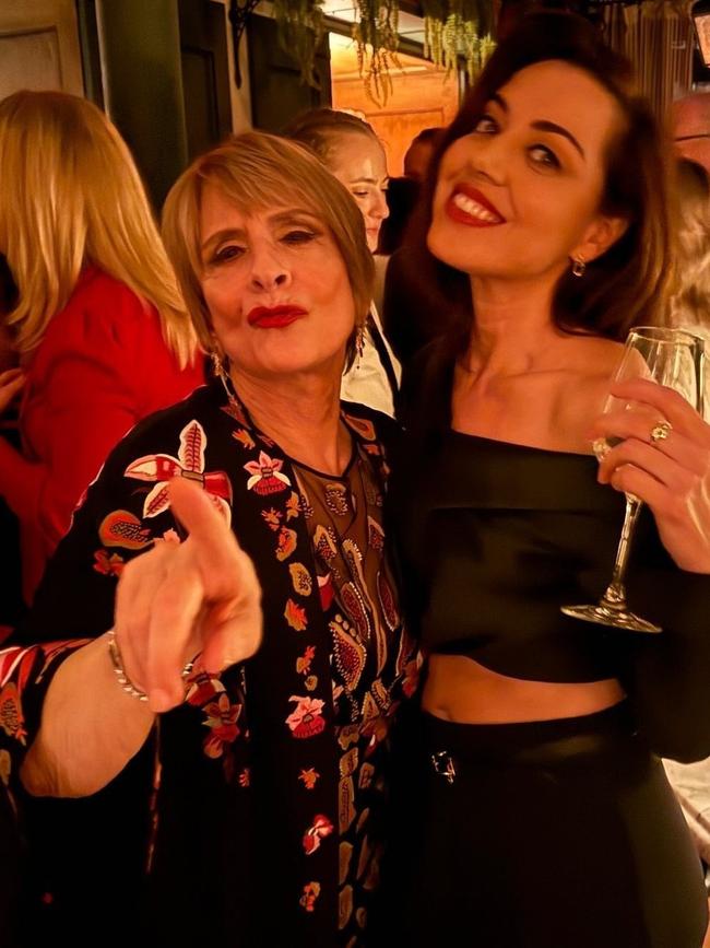 Aubrey Plaza and Patti LuPone; roommates and co-stars. Photo: Instagram