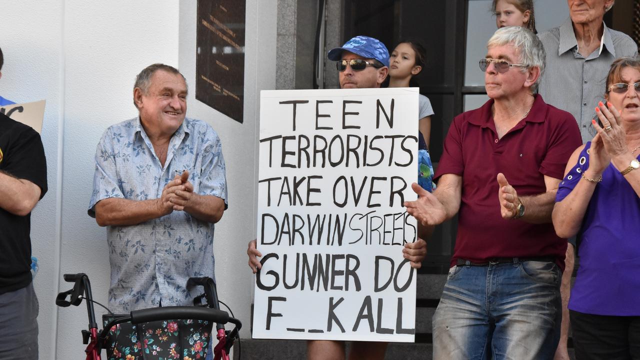 Territorians Vent Frustrations At Crime Rally Outside Parliament | NT News