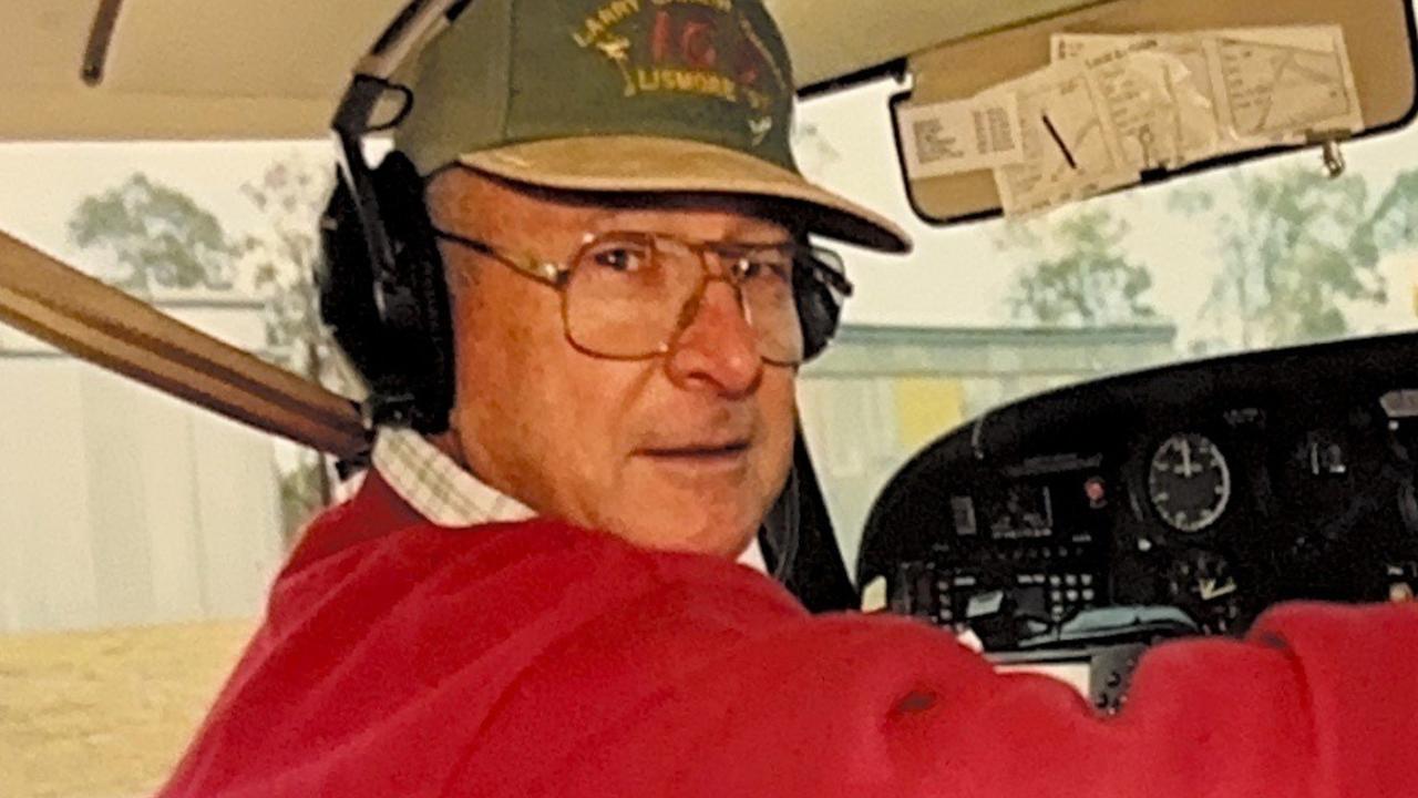 Dr Fred Morgan loved to fly, and he and his wife, Marcia, were avid pilots. Photo credit: Audrey Moustoukas and Angela Hayes
