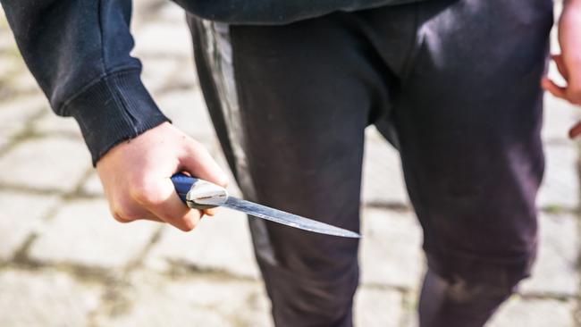 Two men have been stabbed in southeast Queensland.