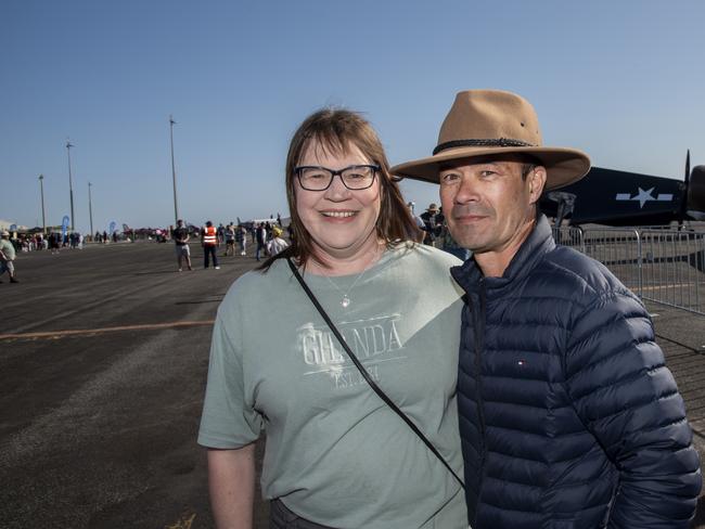 Donna Sandiman & Ian Sandiman Mildura Air Show 2024. Picture: Noel Fisher.