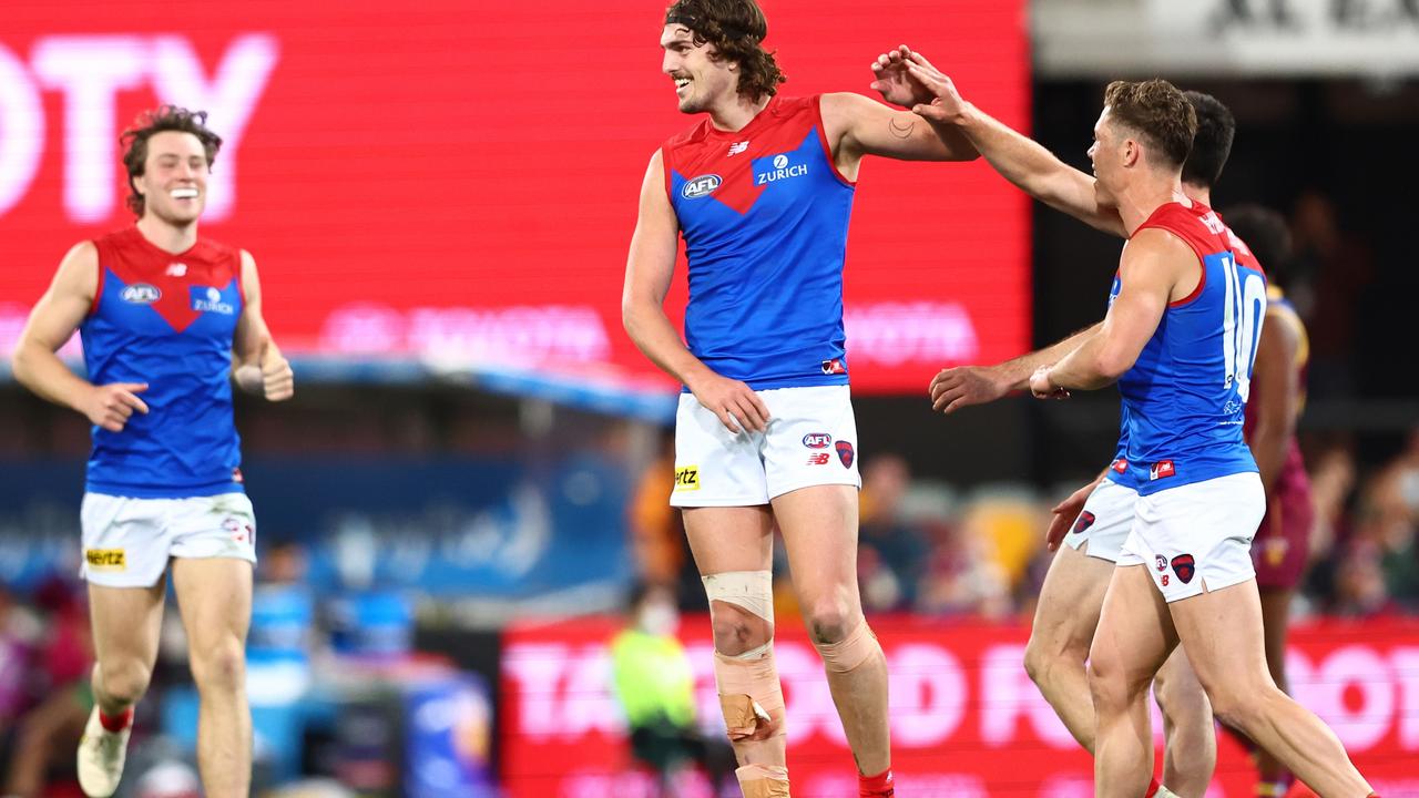 Luke Jackson celebrates a goal. Photo by Chris Hyde/Getty Images.