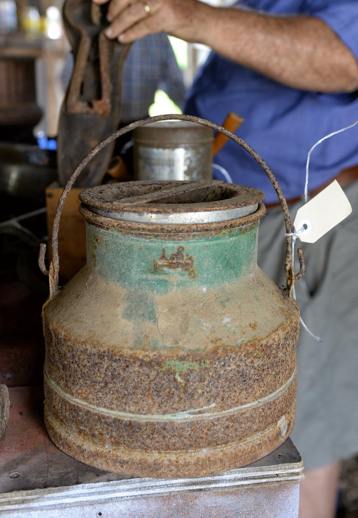 Larkhill local Ken Consiglio is having an auction of most of the things on his property. Picture: Rob Williams