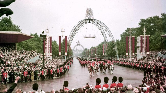 The Queen’s Coronation was held in June 1953, more than a year after the death of her father in February 1952. Picture: Times Newspapers Ltd/The Times