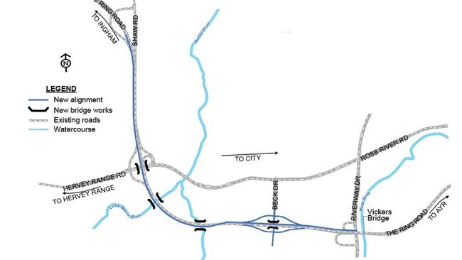 Overview of the Townsville Ring Road Stage 5 project. Picture: TMR.