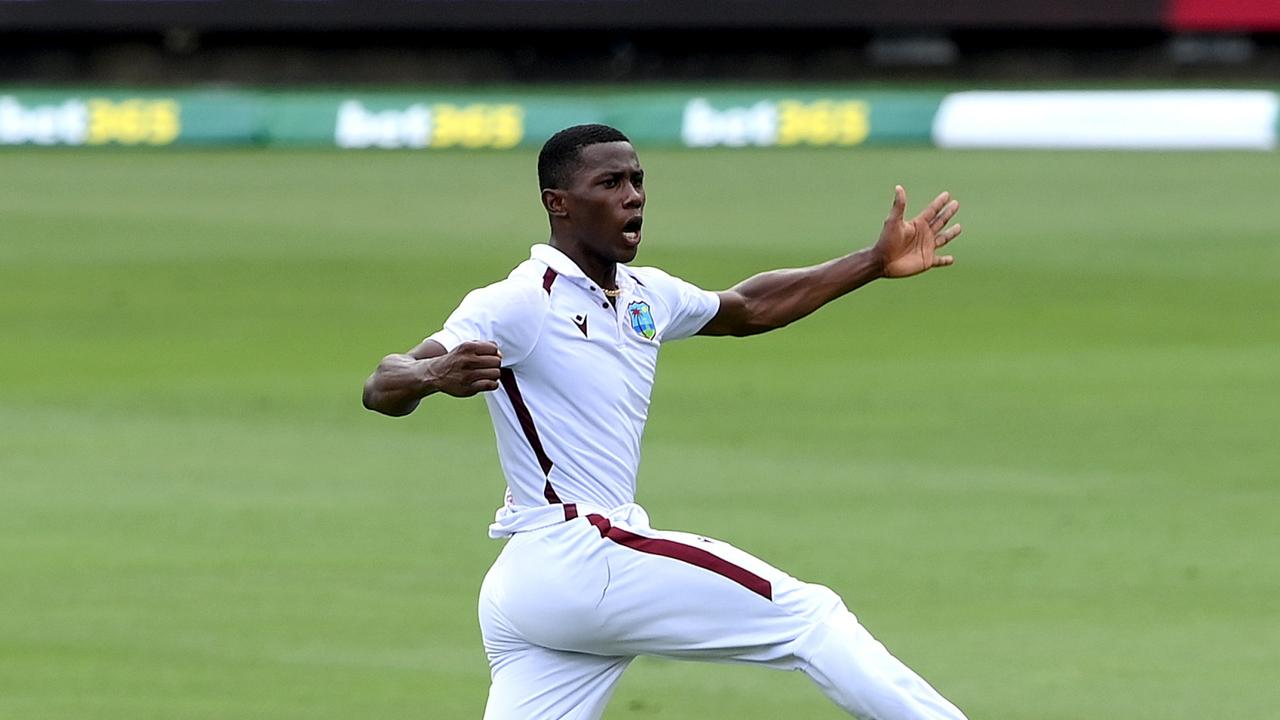 Shamar Joseph has etched his name into Test folklore. Photo by Bradley Kanaris/Getty Images