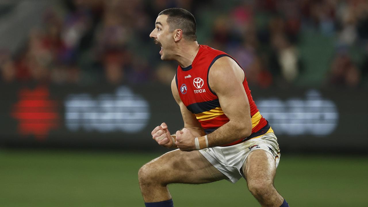 Taylor Walker kicked three goals in the final quarter. Picture: Daniel Pockett/Getty Images