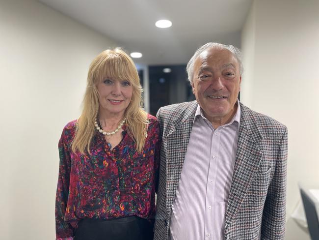 Sharon and Mike Freelander after he claimed a victory for the seat of Macarthur in the 2022 federal election.